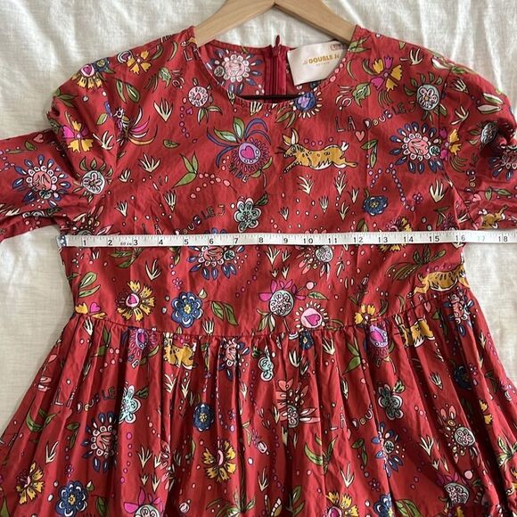 La Double J Bambi Dress in Babe Bordeaux Size Small - Picture 11 of 13